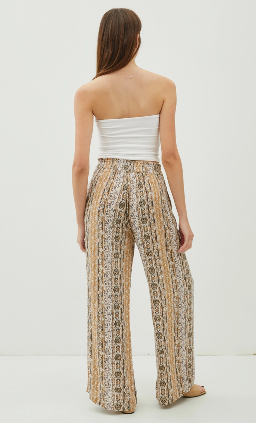 Boho Printed Palazzo Pant