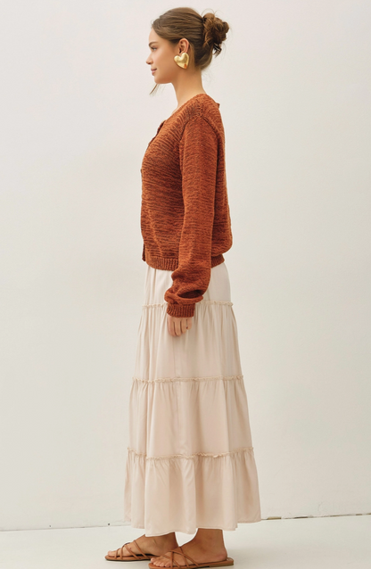 Tiered Maxi Skirt