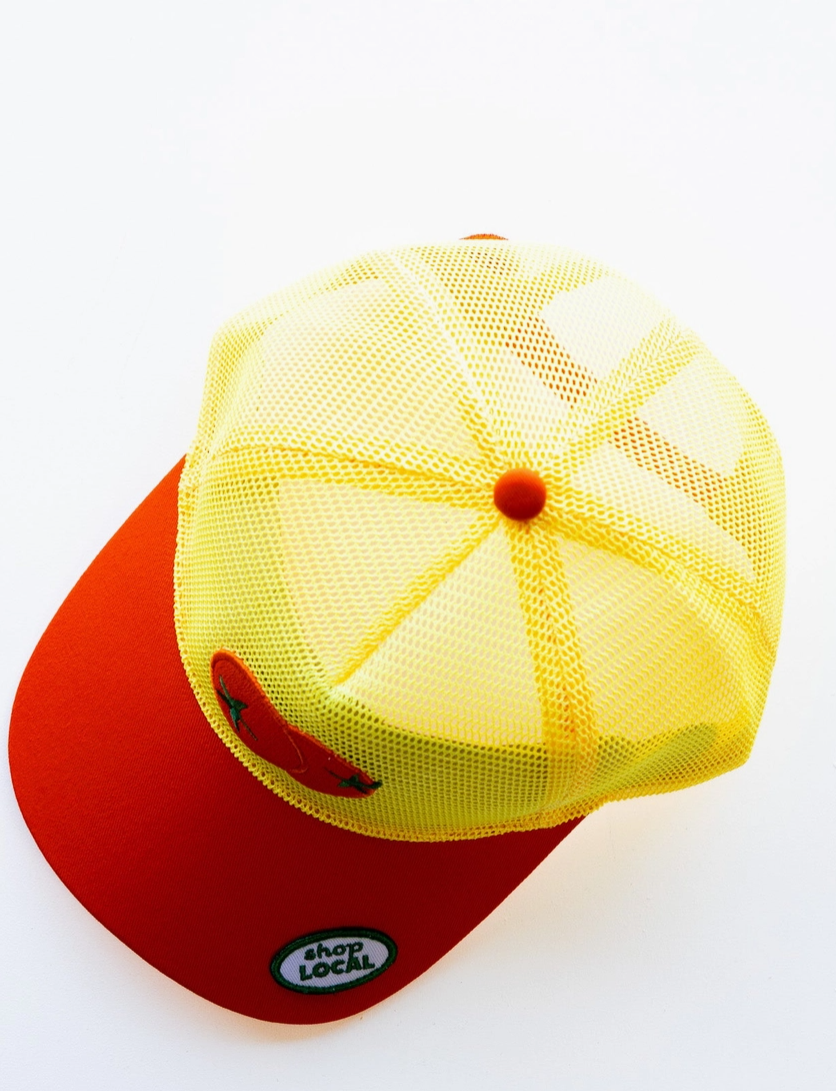Tomato Mesh Trucker Hat
