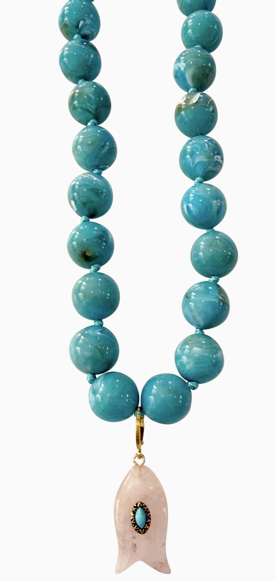 Kiawan Turquoise Fish Necklace