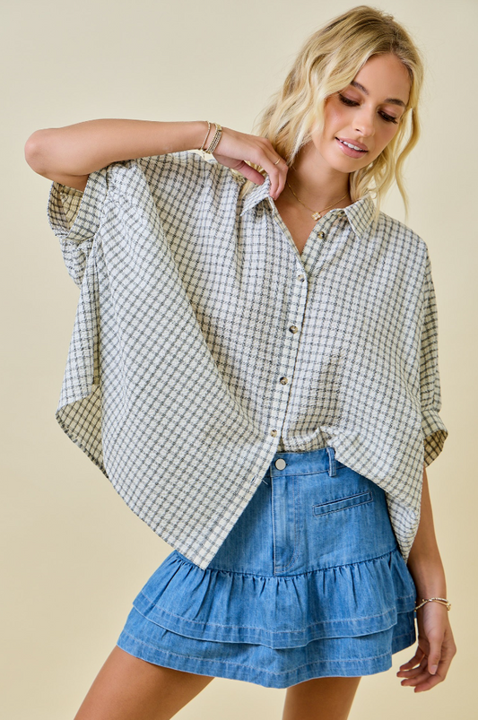 Seersucker Button Down