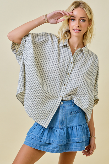 Seersucker Button Down