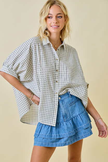 Seersucker Button Down
