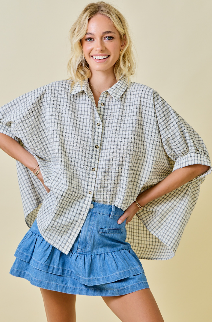 Seersucker Button Down