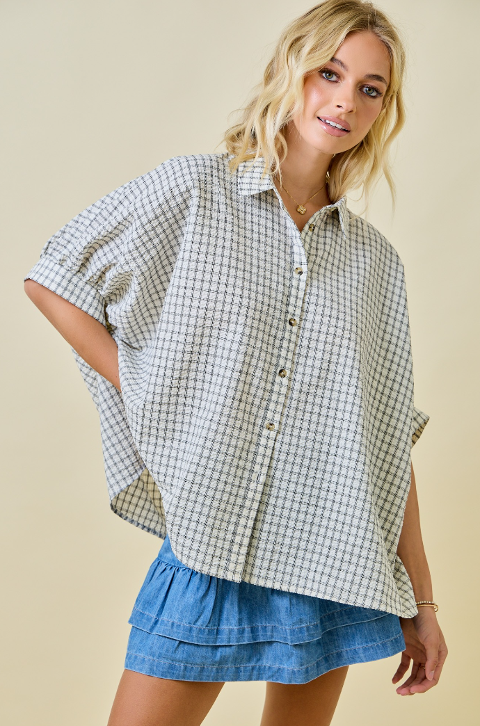 Seersucker Button Down