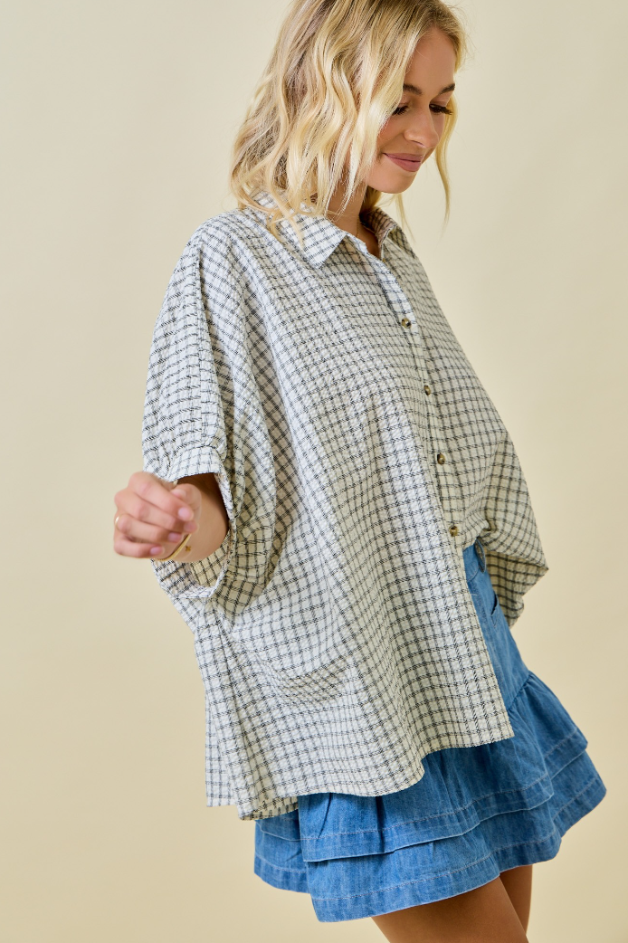 Seersucker Button Down