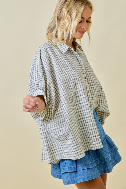 Seersucker Button Down