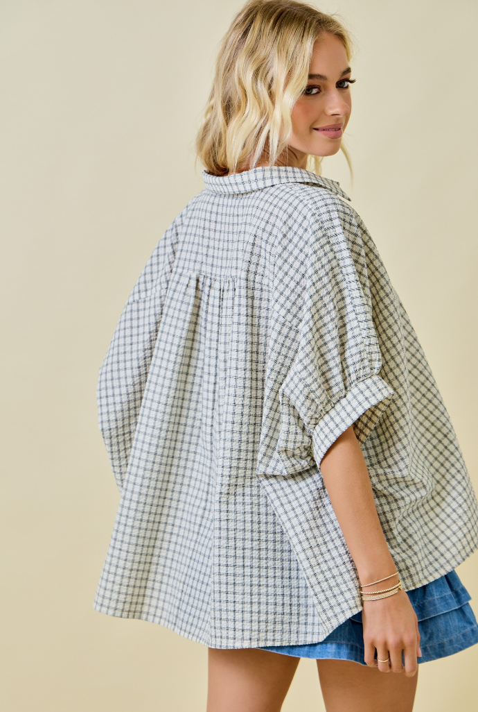 Seersucker Button Down