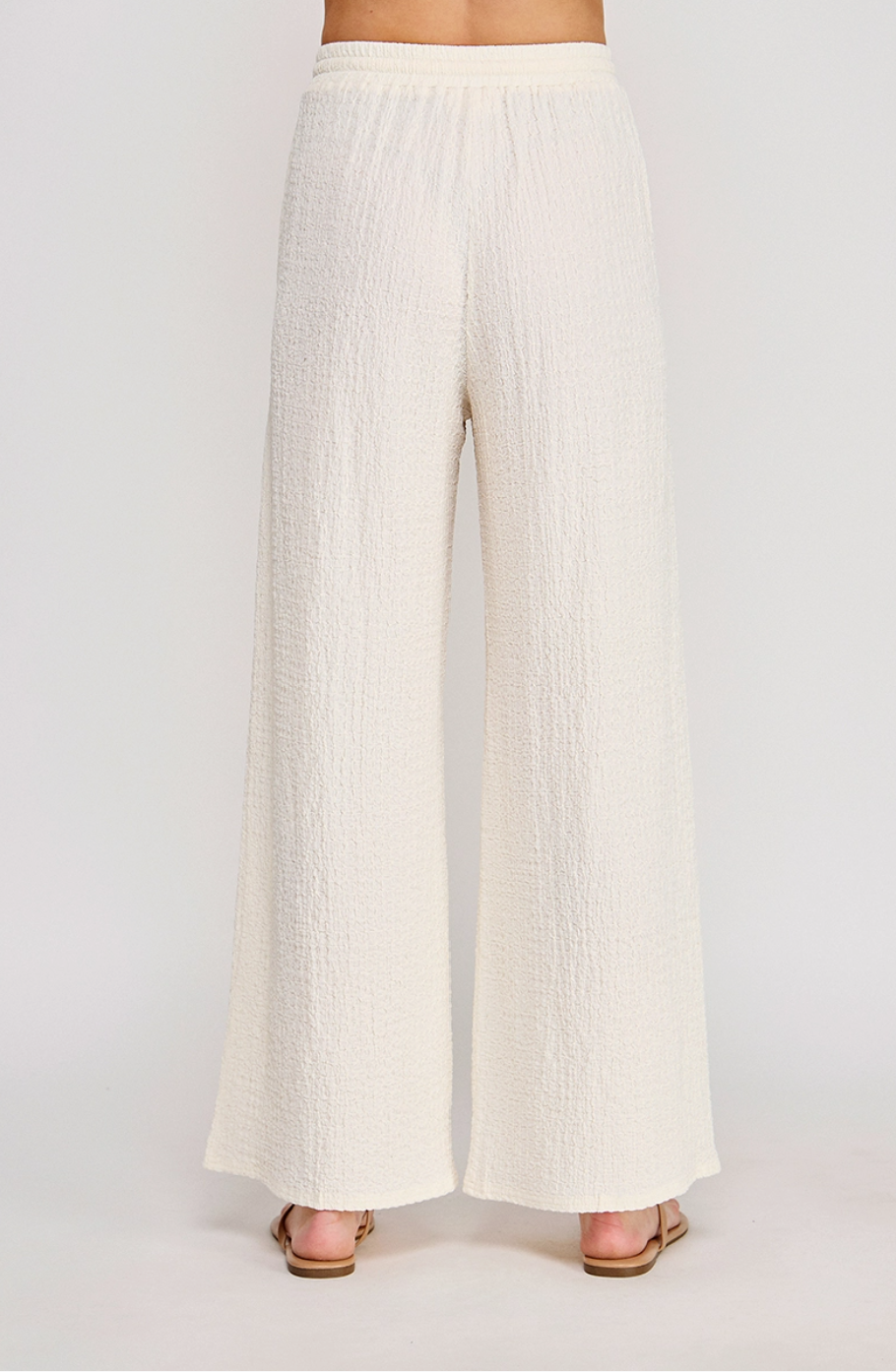 Textured Palazzo Pant