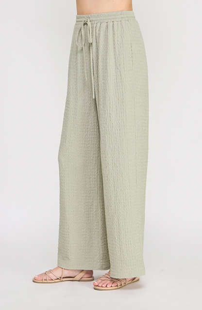 Textured Palazzo Pant