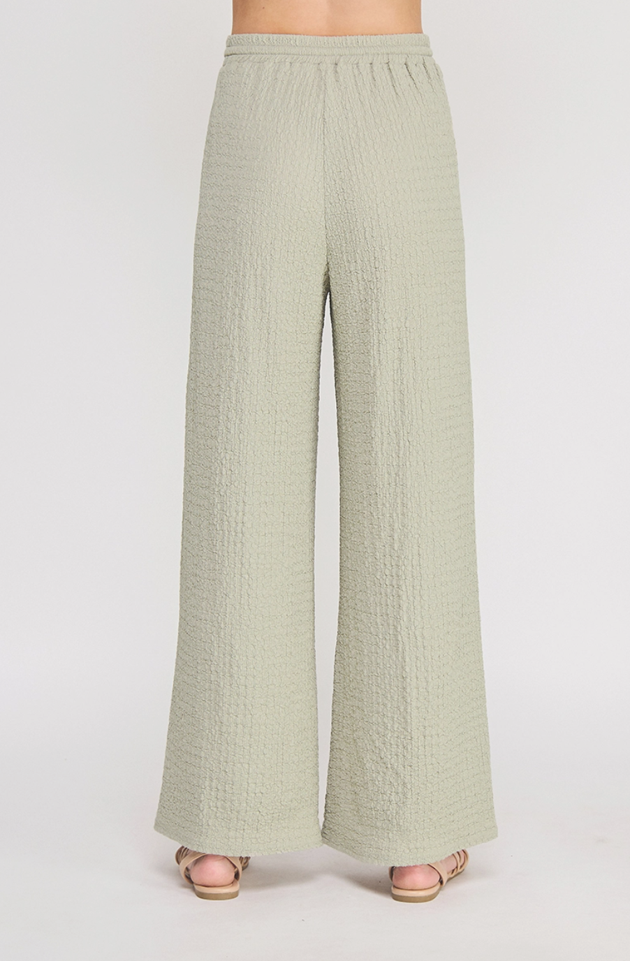Textured Palazzo Pant