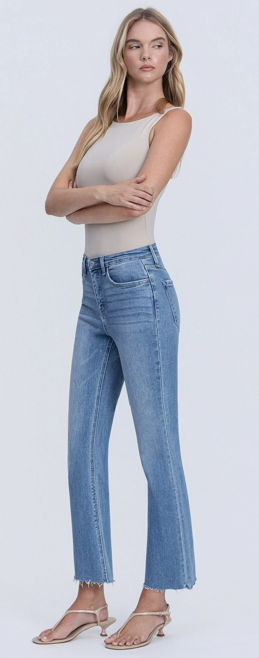 Bella High Rise Crop Flare