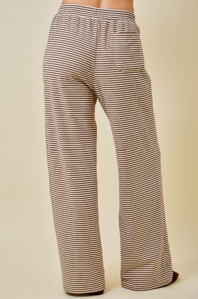 Striped Wide Leg Lounge Pants