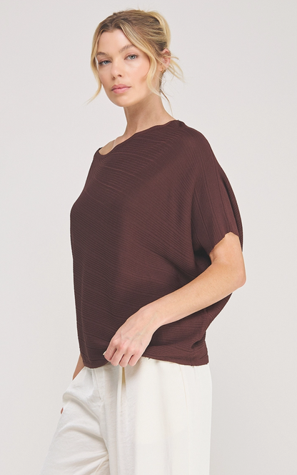 Cape Like Asymmetrical Top