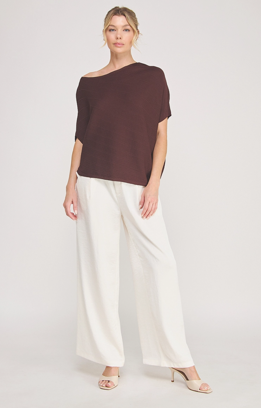 Cape Like Asymmetrical Top