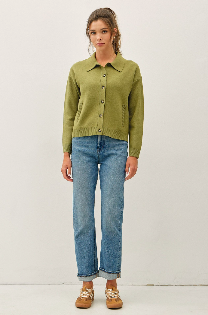 Sweater Jacket/ Pockets