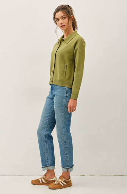 Sweater Jacket/ Pockets