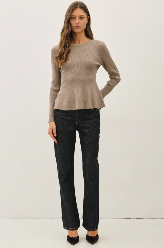 Peplum Casual Sweater