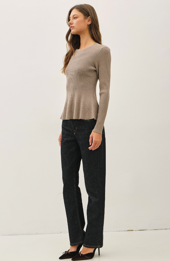 Peplum Casual Sweater