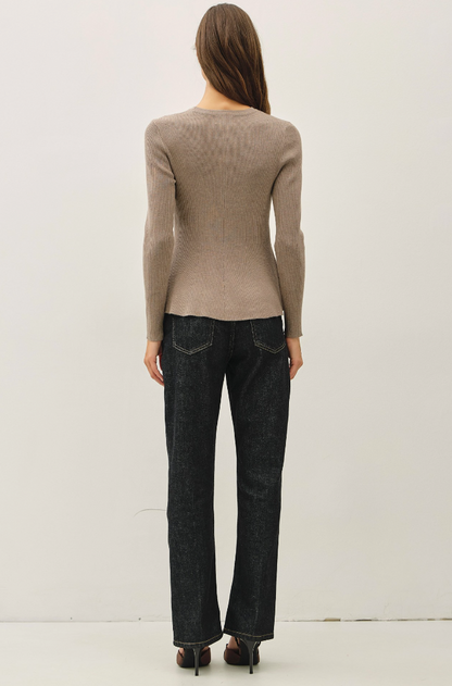 Peplum Casual Sweater
