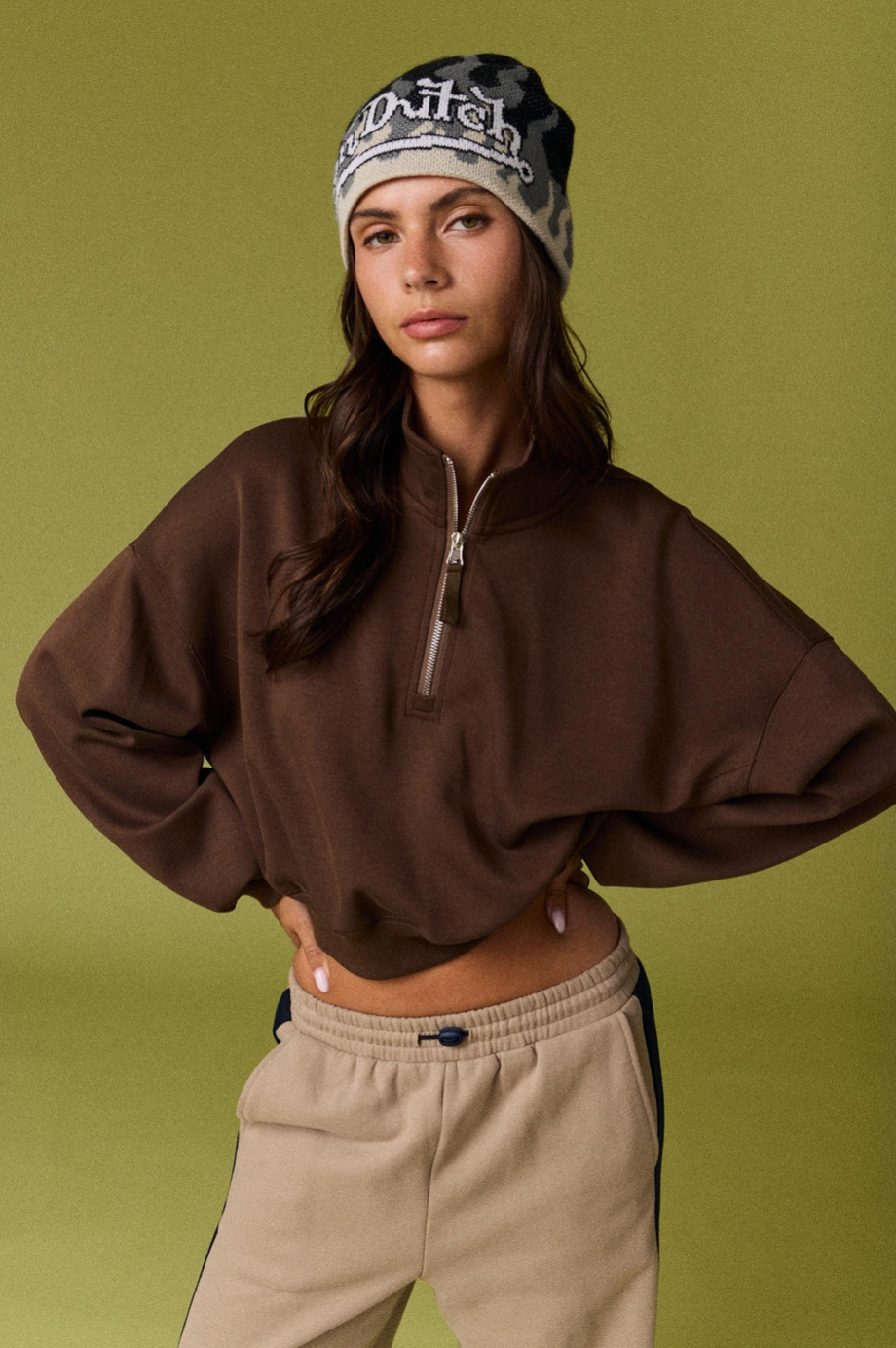 Quarter Zip Pullover Top