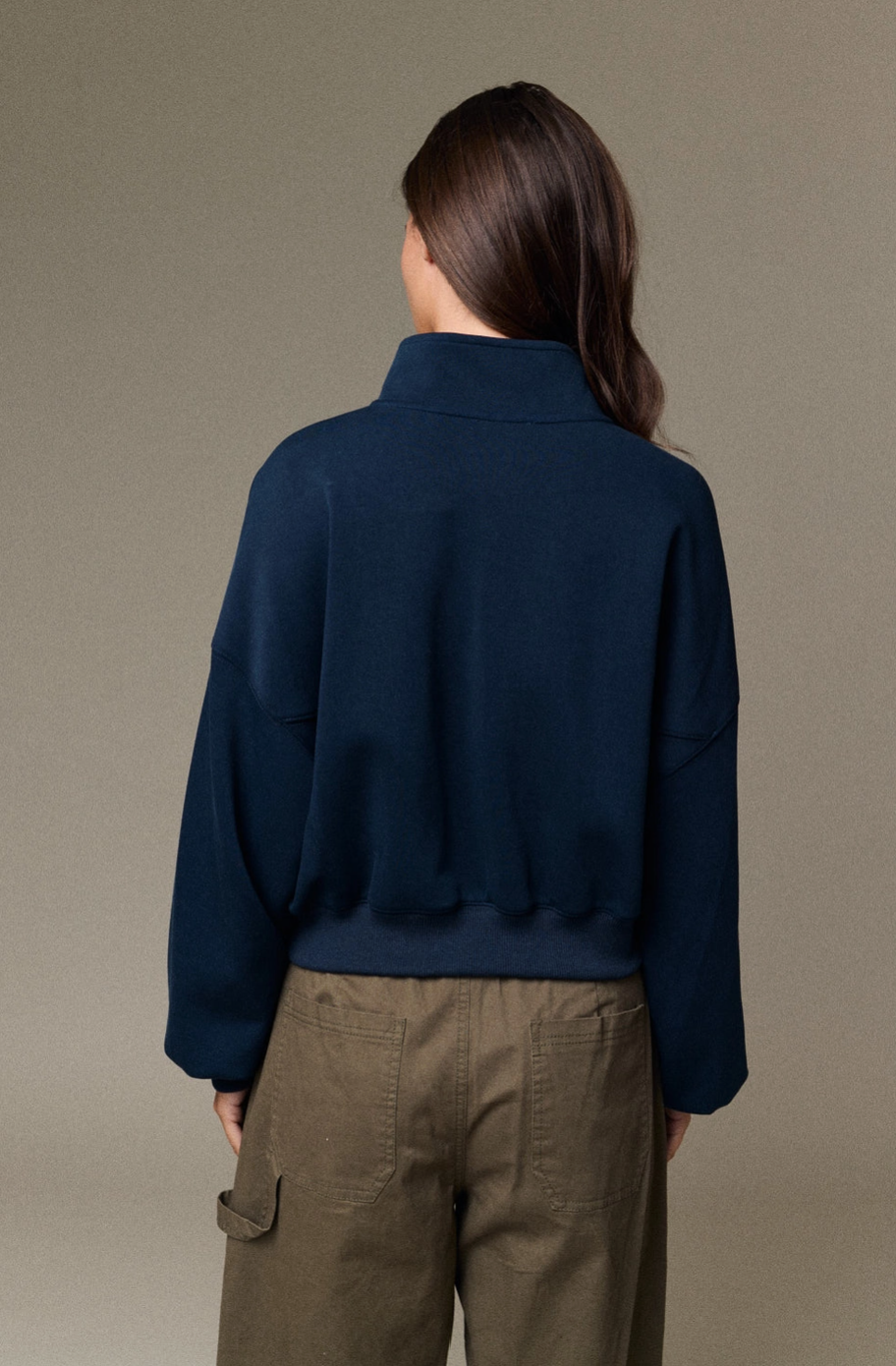 Quarter Zip Pullover Top