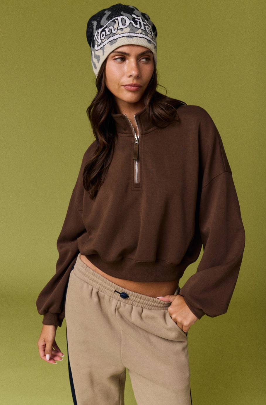 Quarter Zip Pullover Top