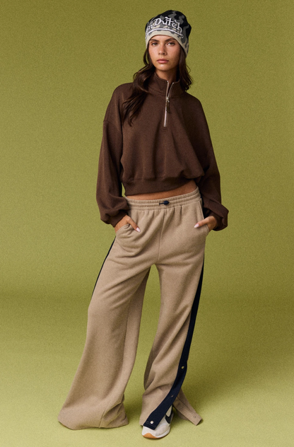 Quarter Zip Pullover Top