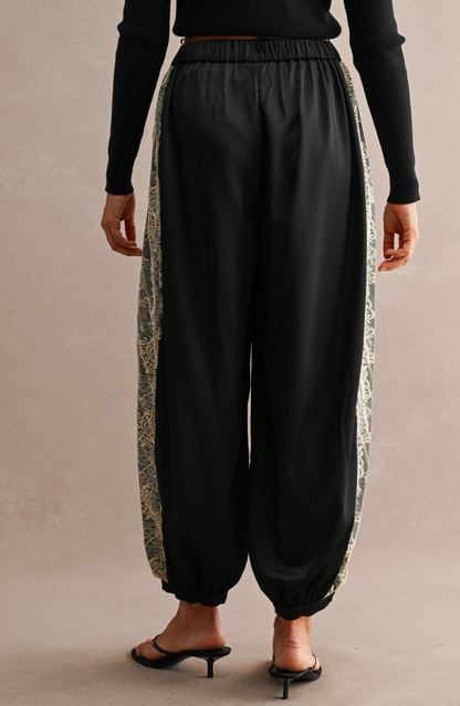 Side Lace Blouson Pant