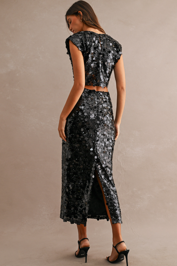 Sequin Skirt and Top Set