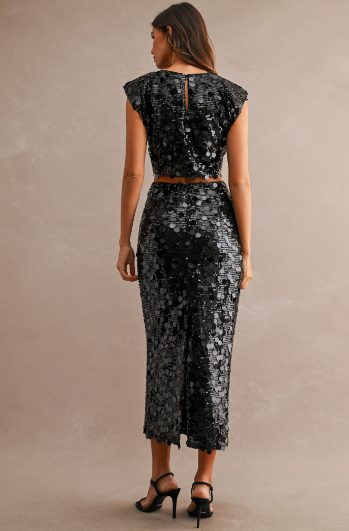 Sequin Skirt and Top Set