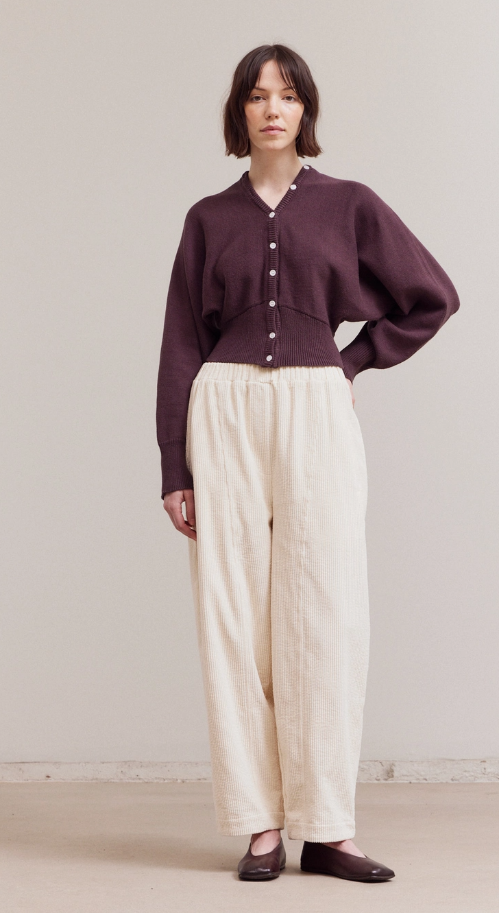 Button Up Neck Cardigan