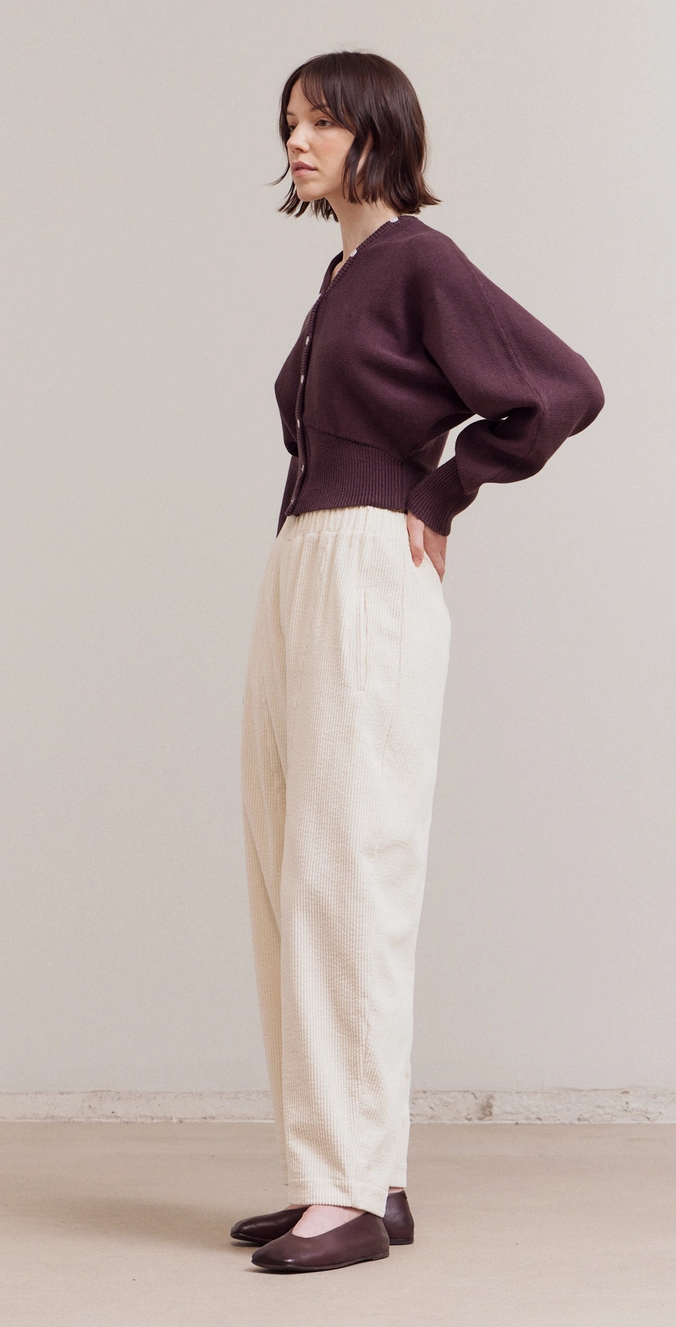 Button Up Neck Cardigan