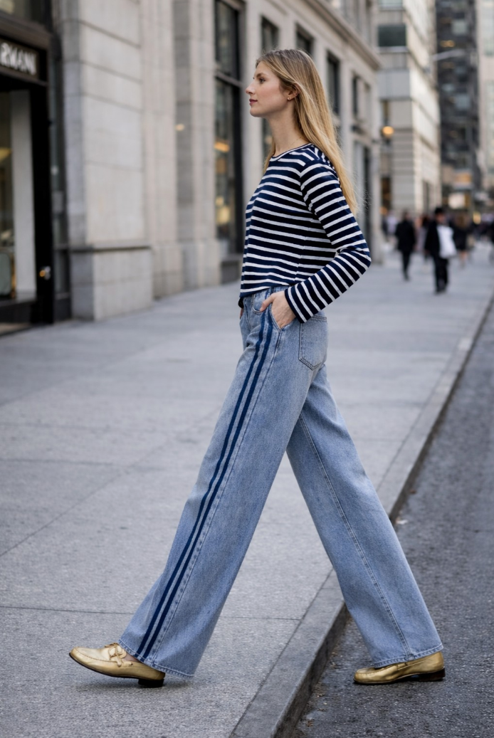 Riley Denim Sweatpants