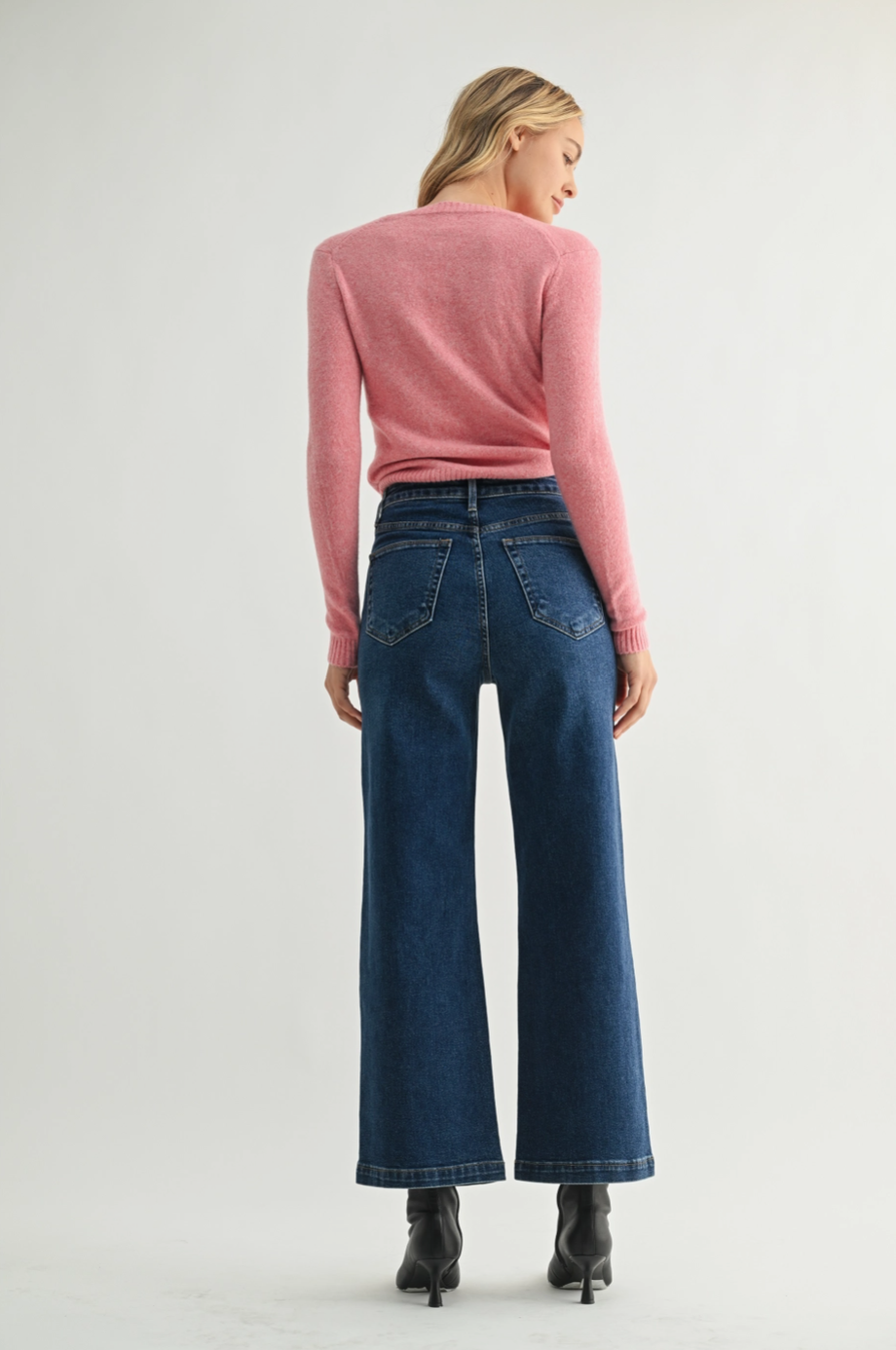 Best Selling Jean!!!!!!! Patch Pocket Wide Leg Jean