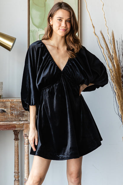 Velvet Flare Dress