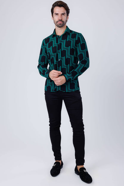 Men's Geo Print Shirt