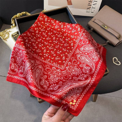 Fashion Print Square Scarf