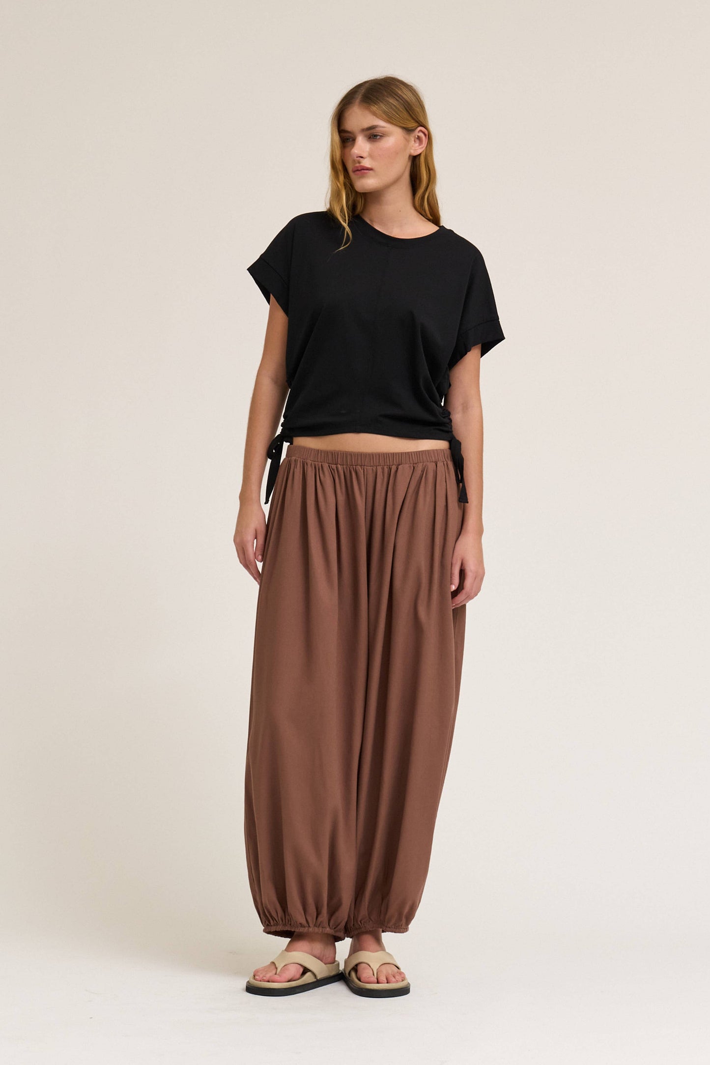 Drop Shoulder Jersey Top