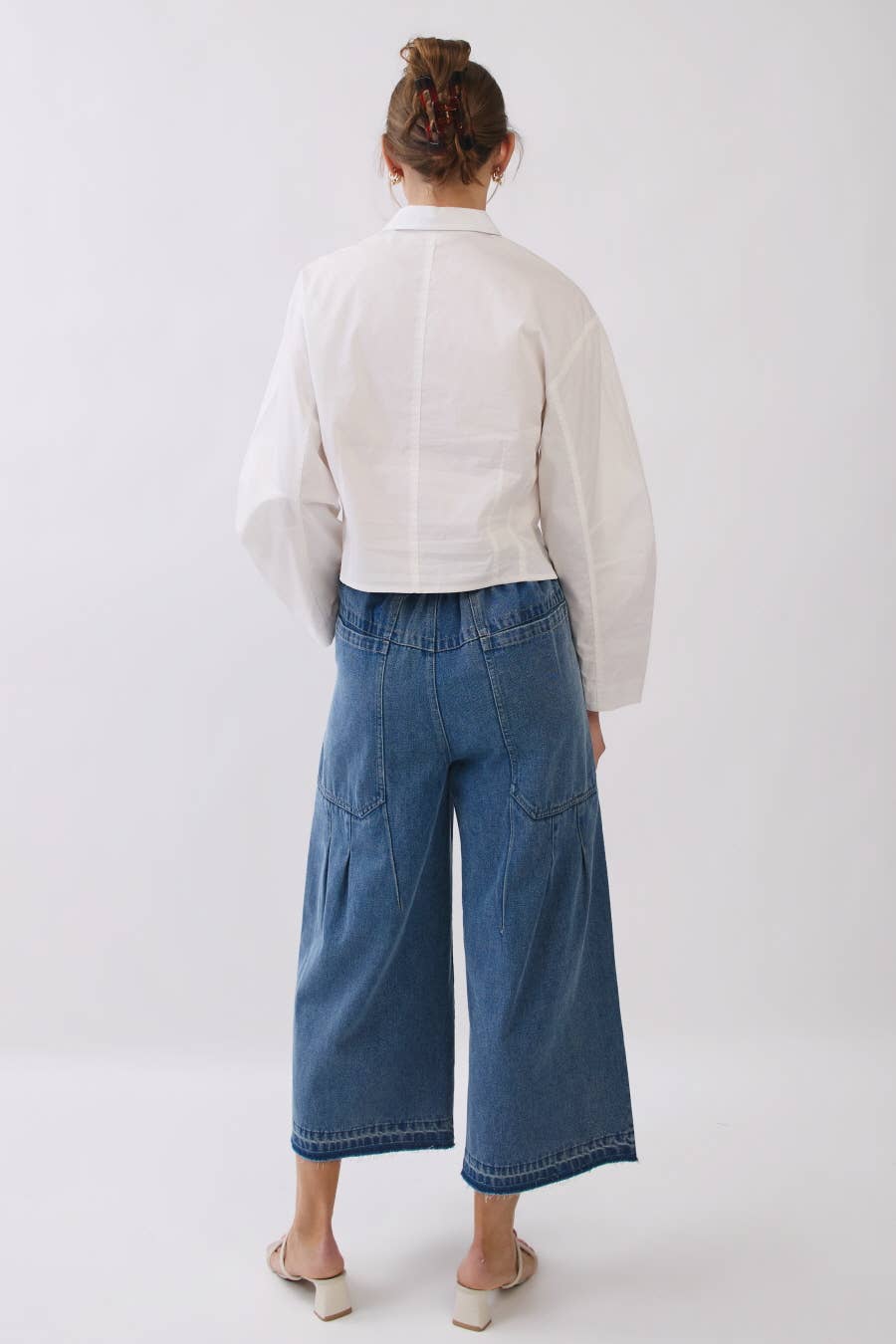 The Boxy Cotton Button-Front Shirt