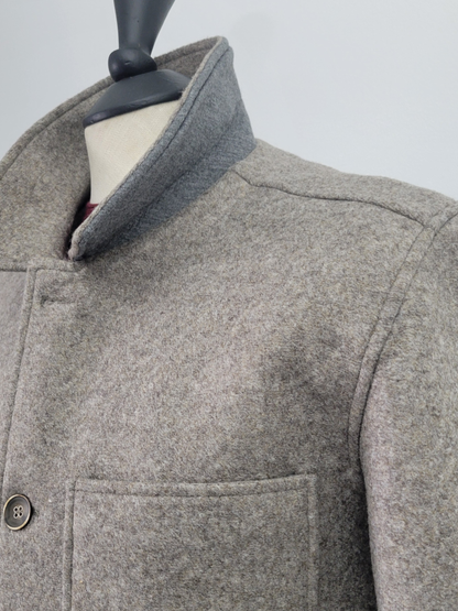 Mens Flannel Scuba Back CPO Jacket