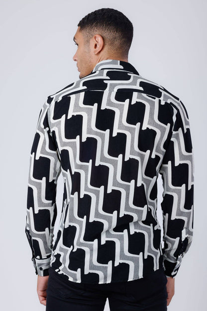 Men's Geo Print Shirt