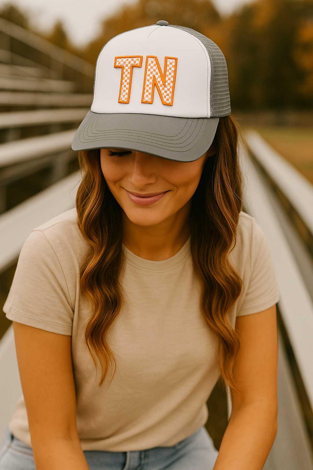 TN Checkerboard Patch Trucker Hat