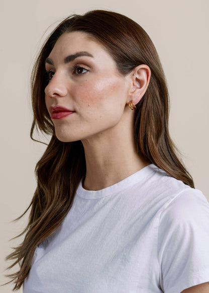 Eden Huggie Earring- Gold