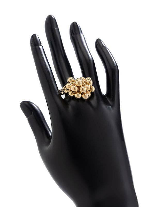 Cluster Gold Ring