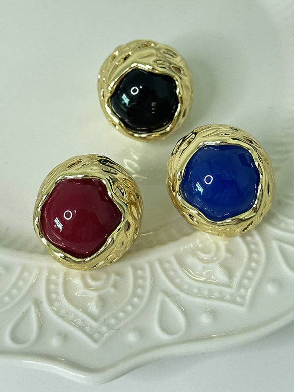 Large Black Stone Ring