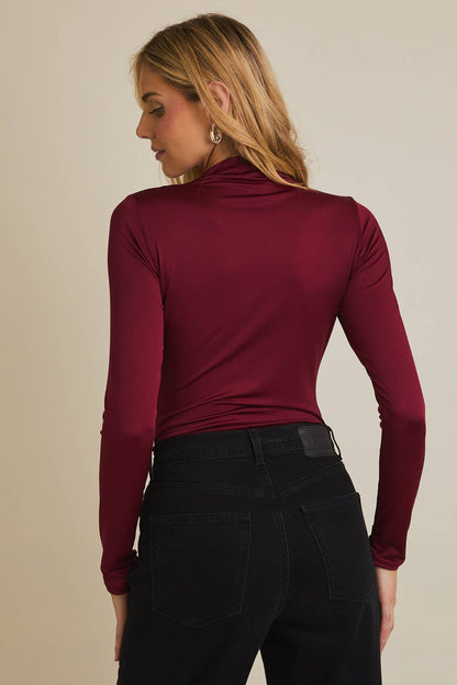 MOCK NECK BODYSUIT
