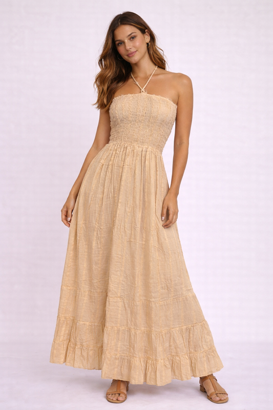 Smocked Cotton Sundress