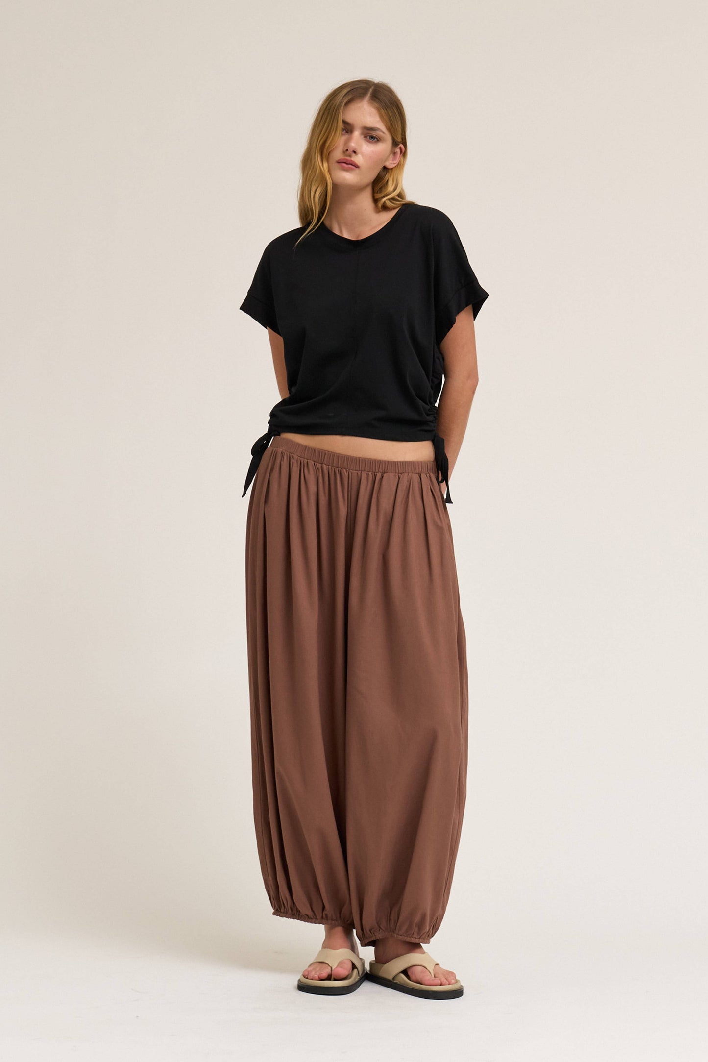 Drop Shoulder Jersey Top