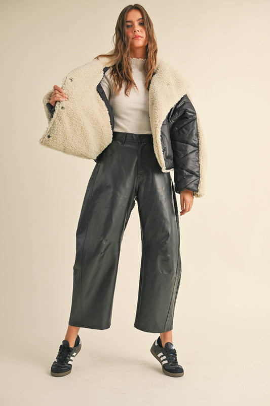 Faux Barrel Pants